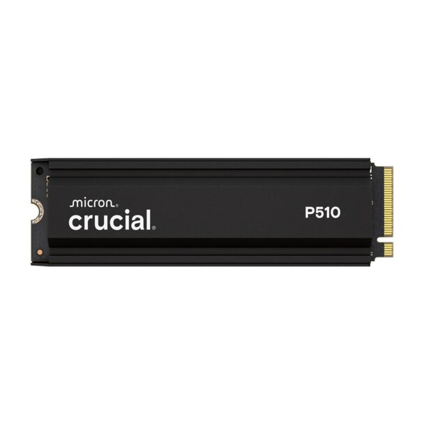 Crucial CT1000P510SSD5 P510 1TB PCIe 5.0 NVMe M.2 2280 SSD with Heatsink