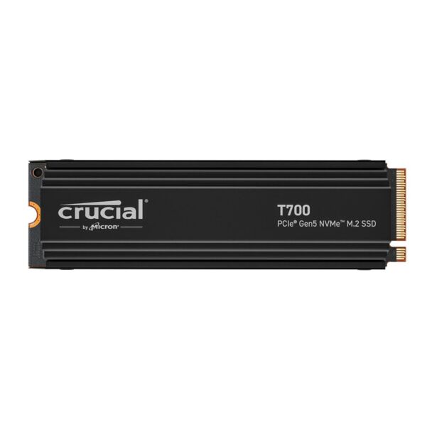 Crucial CT2000T700SSD5 T700 2TB PCIe Gen5 NVMe M.2 SSD with Heatsink