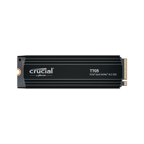 Crucial CT4000T705SSD5 T705 4TB PCIe 5.0 NVMe M.2 SSD with Heatsink
