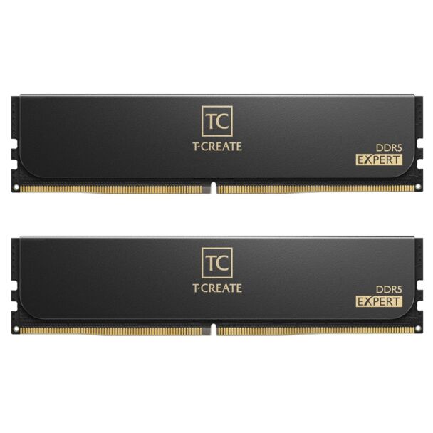 Team CTCED532G6000HC38ADC01 T-Create Expert Black DDR5 6000MHz 32GB (2x16GB) U-DIMM CL38 1.25V Desktop Memory