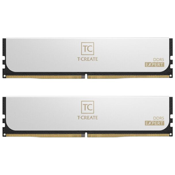 Team CTCWD532G6000HC38ADC01 T-Create Expert White DDR5 6000MHz 32GB (2x16GB) U-DIMM CL38 1.25V Desktop Memory