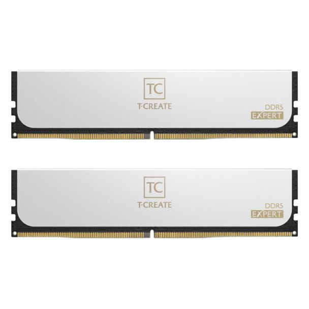 Team CTCWD532G6000HC38GDC01 T-Create Expert White 32GB (2x 16GB) 6000MHz CL38 DDR5 Desktop Memory