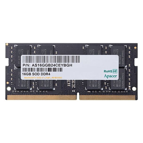 Apacer ES.16G21.GSH 16GB (1x16GB) 3200MHz DDR4 SODIMM Laptop Memory