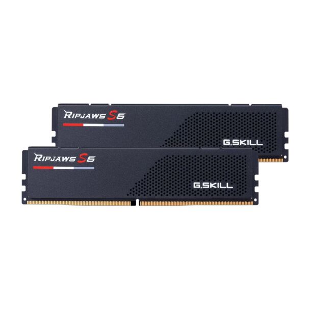 G.Skill F5-5200J3636D32GX2-RS5K Ripjaws S5 64G BLACK (2x32GB) DDR5 5200MT/s CL36-36-36-83 1.25V UDIMM Support Intel XMP Memory Kit