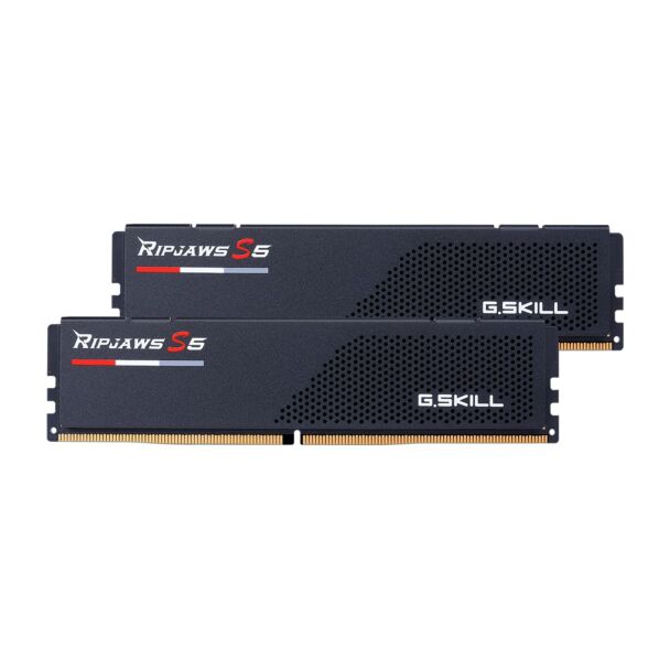 G.Skill F5-5600J3036D16GX2-RS5K Ripjaws S5 32GB (2x 16GB) DDR5 5600MHz CL30 Desktop Memory Black