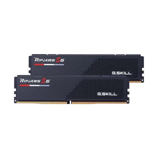 G.Skill F5-5600J3036D32GX2-RS5K RIPJAWS S5 64G KIT BLACK 2 x 32GB DDR5 5600MHz CL30-36-36-89 1.25V UDIMM Desktop Memory