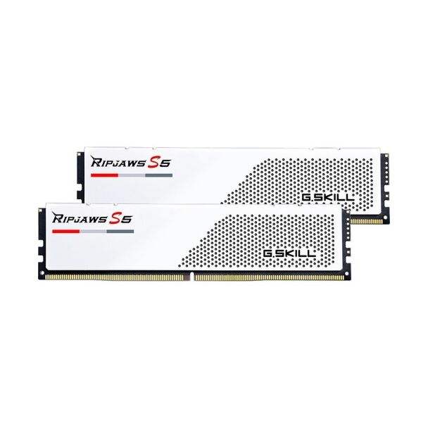G.Skill F5-5600J3636C16GX2-RS5W Ripjaws S5 32G White 2X16G DDR5 5600MHZ CL36-36-36-89 1.2V UDIMM Desktop Memory Kit