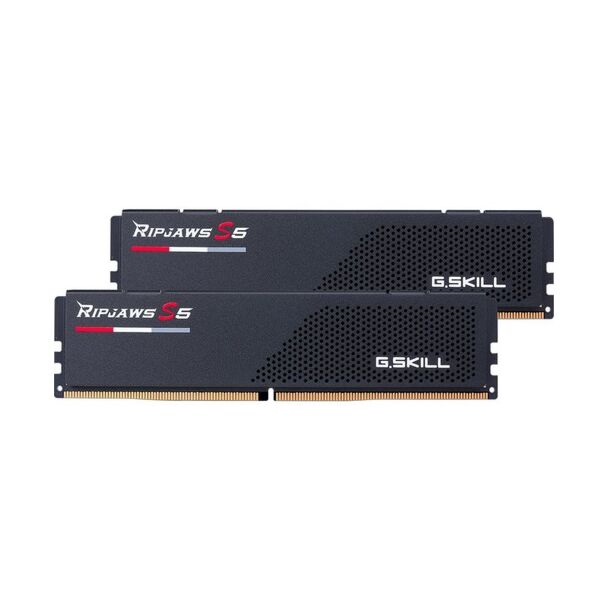 G.Skill F5-5600J3636D32GX2-RS5K RIPJAWS S5 64G KIT BLACK 2 x 32GB DDR5 5600MHz CL36-36-36-89 1.25V UDIMM Desktop Memory