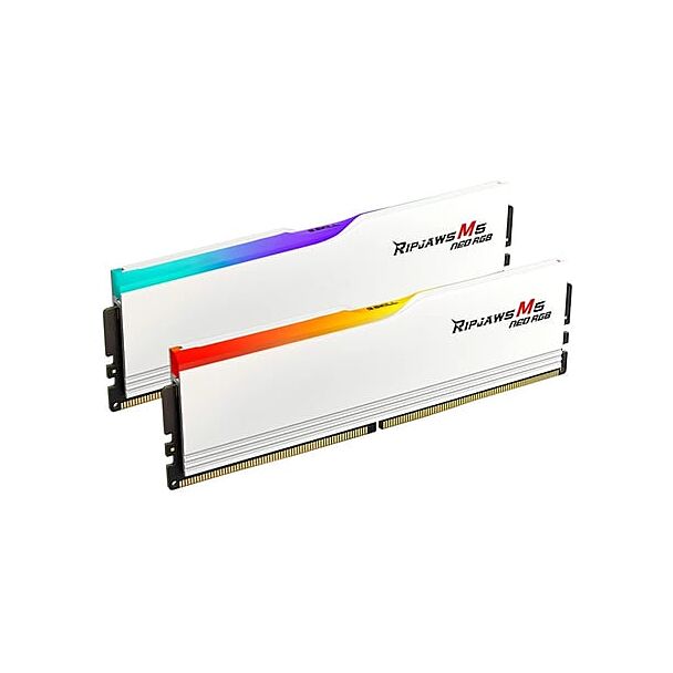 G.Skill F5-6000J2836G16GX2-RM5NRW Ripjaws M5 Neo RGB 32GB (2 x 16GB) DDR5 6000Mhz 1.4V EXPO Memory White