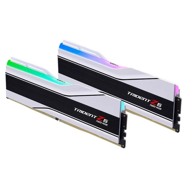 G.Skill F5-6000J2836G32GX2-TZ5NRW TRIDENT Z5 NEO RGB 64G (2x32GB) DDR5 6000MT/s 28-36-36-96 1.40 V EXPO Memory