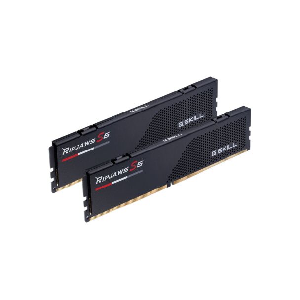 G.Skill F5-6000J3238F16GX2-RS5K Ripjaws S5 32GB (2x 16GB) DDR5 6000MHz CL32 Desktop Memory Black