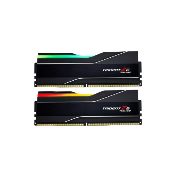 G.Skill F5-6000J3238G32GX2-TZ5NR Trident Z5 Neo RGB 64GB (2 x 32GB) DDR5 6000MT/S Desktop Memory for AMD - Black