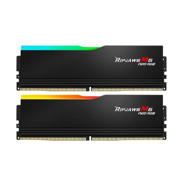 G.SKill F5-6000J3648D16GX2-RM5NRK Ripjaws M5 Neo RGB Black 32GB (2x16GB) 6000MHz DDR5 Desktop Memory Kit