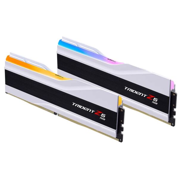 G.Skill F5-6400J3239G32GX2-TZ5RW Trident Z5 RGB 64GB (2x 32GB) DDR5 6400MHz CL32 Desktop Memory White