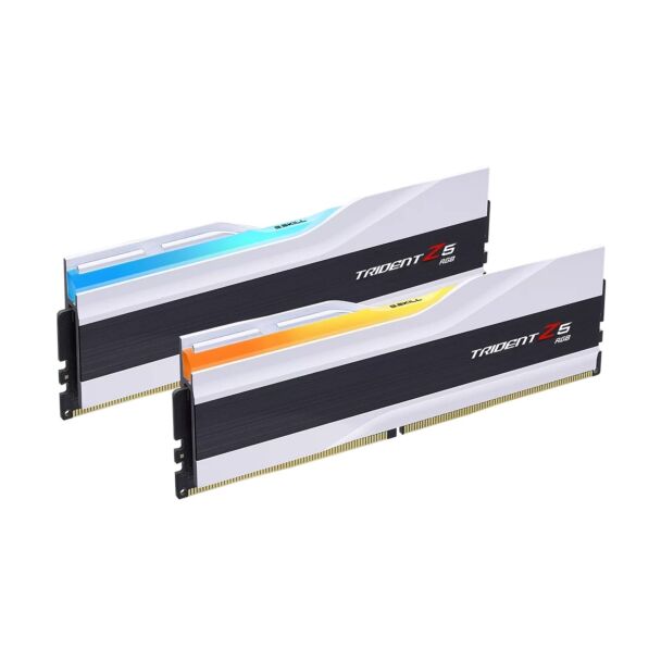 G.Skill F5-8400J4052G24GX2-TZ5RW Trident Z5 RGB 48GB (2x24GB) DDR5 8400MT/s 40-52-52-134 1.4V Desktop Memory White