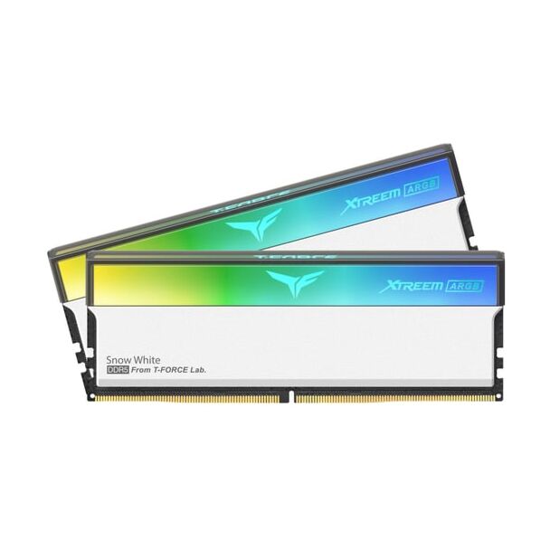 Team FFAD532G6000HC30DC01 T-FORCE XTREEM ARGB DDR5 32GB (2x 16GB) 6000MHz Memory White