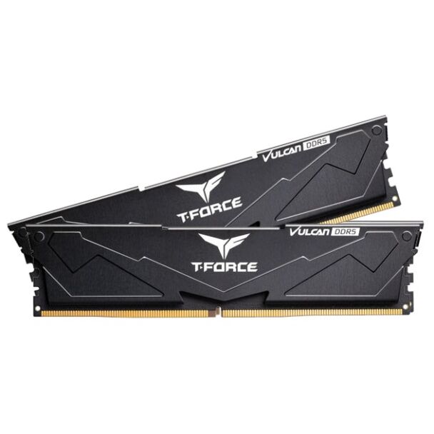 Team FLBD564G6000HC38ADC01 T-Force Vulcan 64GB (2x32GB) 6000MHz DDR5 Desktop Memory Kit