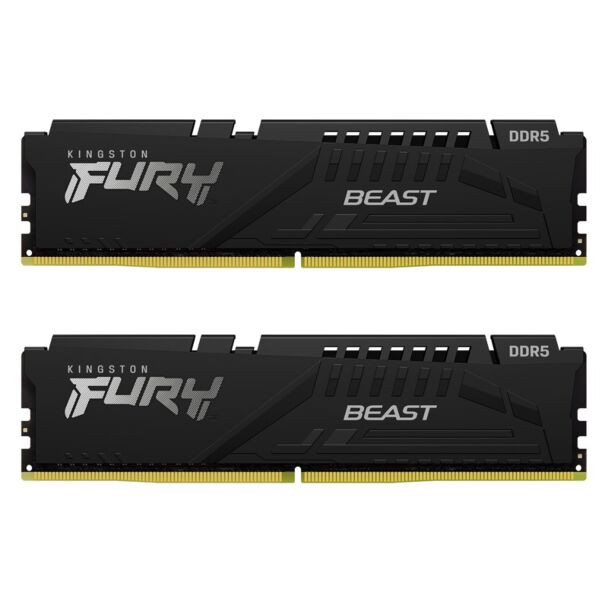 Kingston KF552C36BBEK2-32 FURY Beast 32GB (2x16GB) 5200MT/s DDR5 CL36 DIMM Memory For AMD