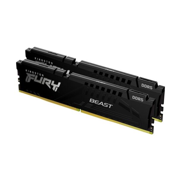 Kingston KF556C40BBK2-16 FURY Beast 16GB (2x8GB) DDR5-5600MTs CL40 DIMM Memory