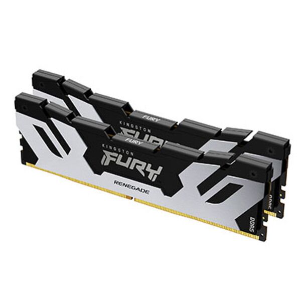 Kingston KF560C32RSK2-32 FURY Renegade Silver 32GB (2x16GB) DDR5 6000MT/s CL32 DIMM Desktop Memory Kit