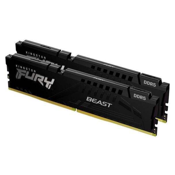 Kingston KF560C40BBK2-64 FURY Beast 64GB (2x32GB) DDR5 6000MHz Memory Black