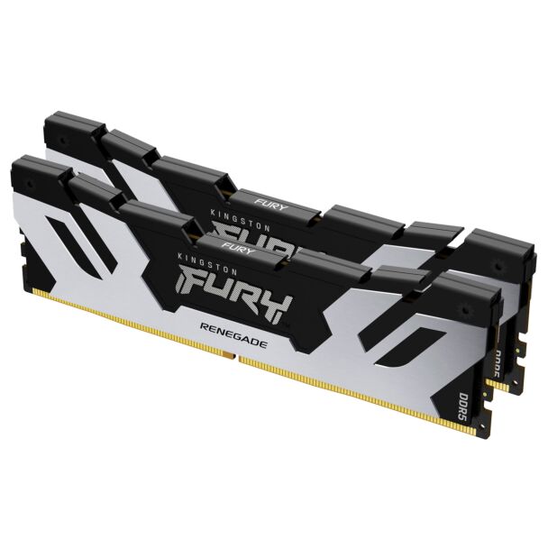 Kingston KF564C32RSK2-96 Fury Renegade Silver 96GB (2x48GB) 6400MHz DDR5 XMP Memory