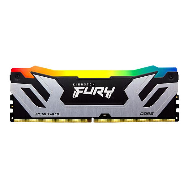 Kingston KF584CU40RSA-24 Fury Renegade RGB Silver 24GB (1x24GB) DDR5 8400MT/s CL40 CUDIMM FURY RGB Memory Silver XMP