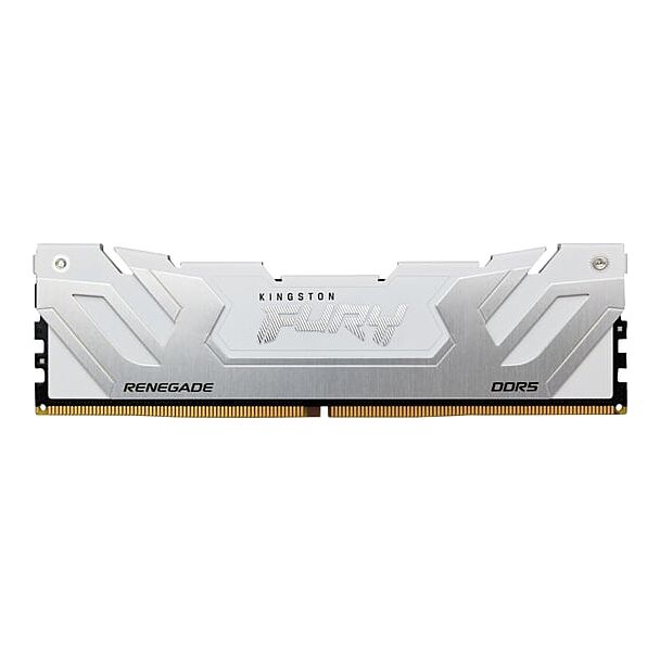 Kingston KF584CU40RW-24 Fury Renegade RGB White 24GB (1x24GB) DDR5 8400MT/s CL40 CUDIMM FURY Memory White XMP