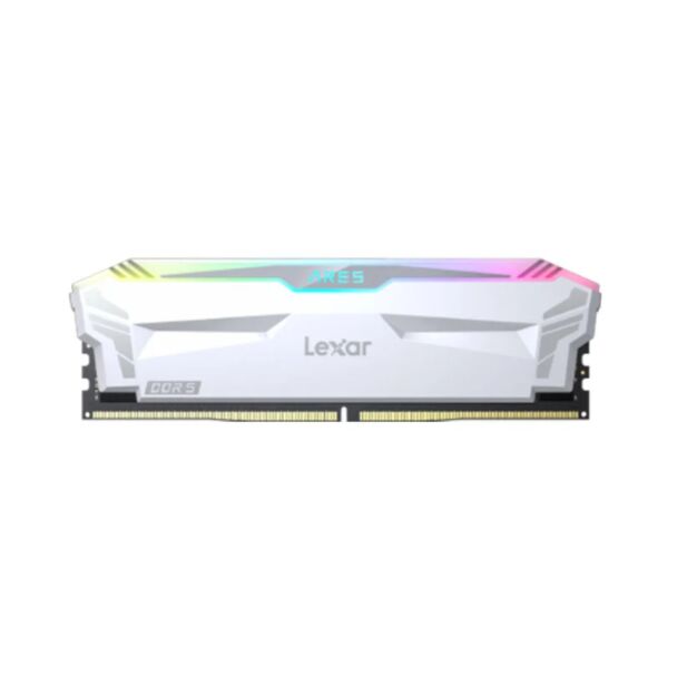 Lexar LD5EU016G-R6400GDWA ARES RGB 32GB (2x 16GB) DDR5 6400MHz Desktop Memory White