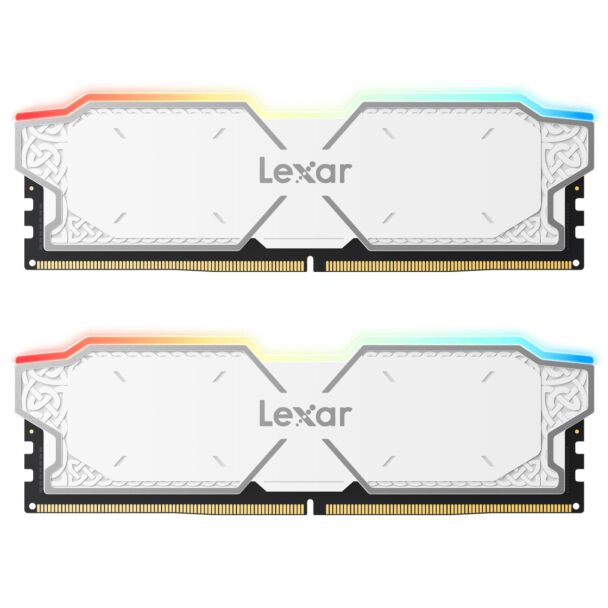 Lexar LD5U16G60C38AG-RGD Thor RGB 32GB (2x 16GB) CL38 6000MHz DDR5 Desktop Memory White