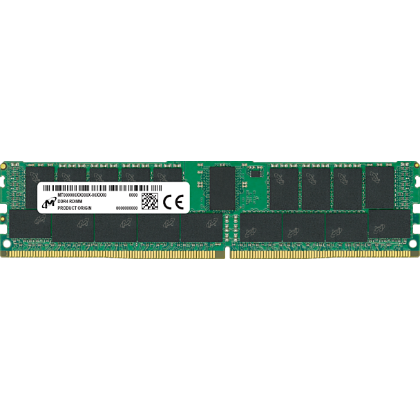 Micron MTA18ASF2G72PZ-2G6E1 16GB 1x16GB DDR4 RDIMM 2666MHz CL19 1Rx4 ECC Registered Server Memory