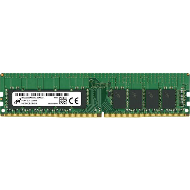 Micron MTA18ASF4G72AZ-3G2F1R 32GB (1x32GB) DDR4 ECC UDIMM 3200MHz CL22 2Rx8 ECC Unbuffered Server Memory