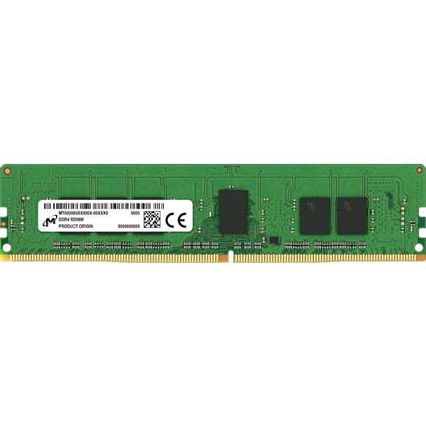Micron MTA9ASF2G72PZ-3G2B1 16GB DDR4 3200Mhz RDIMM 1Rx8 CL22 Memory