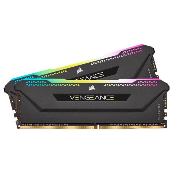 Corsair CMH32GX4M2E3200C16 Vengeance RGB PRO SL 32GB (2x16GB) DDR4 3200Mhz C16 Black