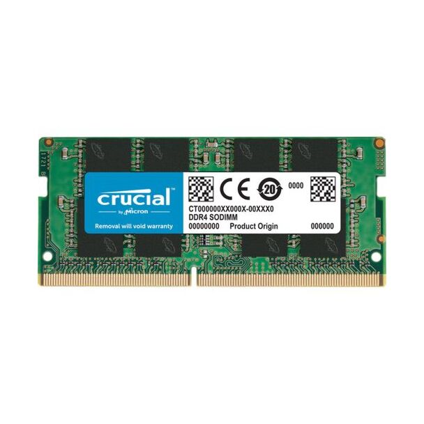 Crucial CT8G4SFRA32A 8GB (1x8GB) DDR4 SODIMM 3200MHz CL22 1.2V Notebook Laptop Memory