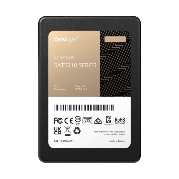 Synology SAT5210-480G SAT5210 2.5" 480GB Enterprise-Class SATA SSD