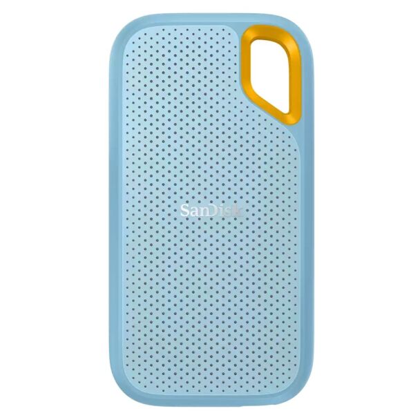 SanDisk SDSSDE61-1T00-G25B Extreme Portable 1TB USB-C 3.2 External SSD Sky Blue