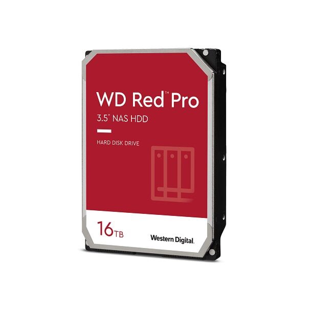 WD WD161KFGX Red Pro 16TB 3.5' NAS HDD SATA3 7200RPM 512MB Cache 24x7 NASware 3.0 CMR Tech 5yrs wty