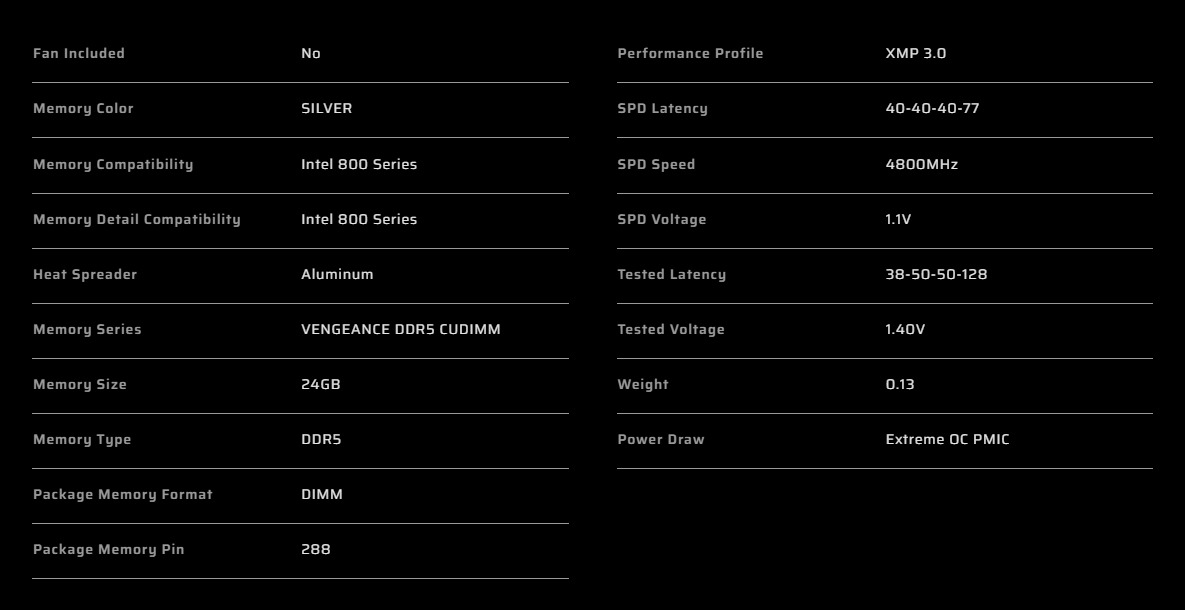 CMKC48GX5M2X8000C38