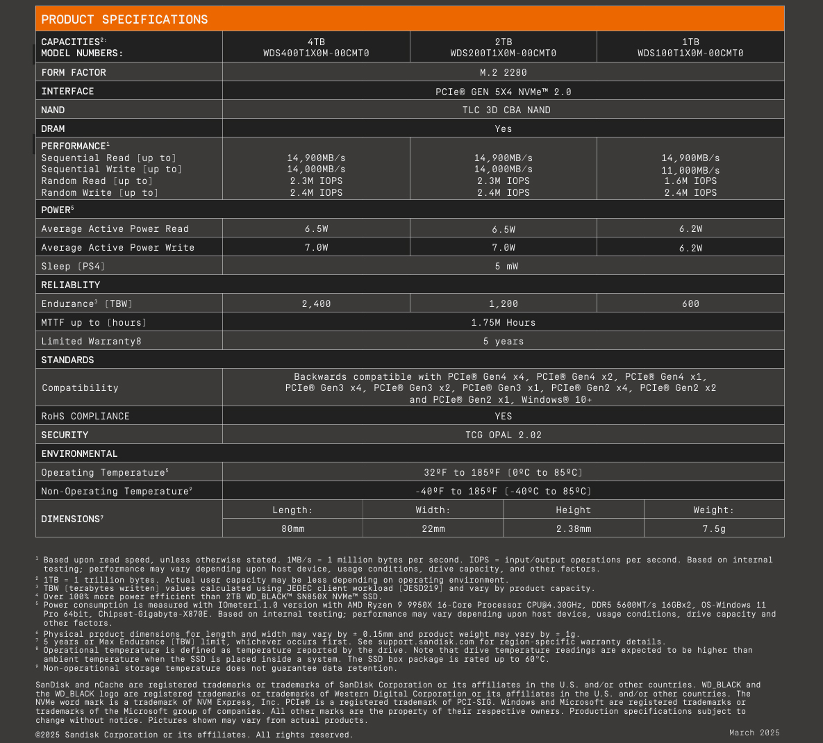 WDS200T1X0M-00CMT0