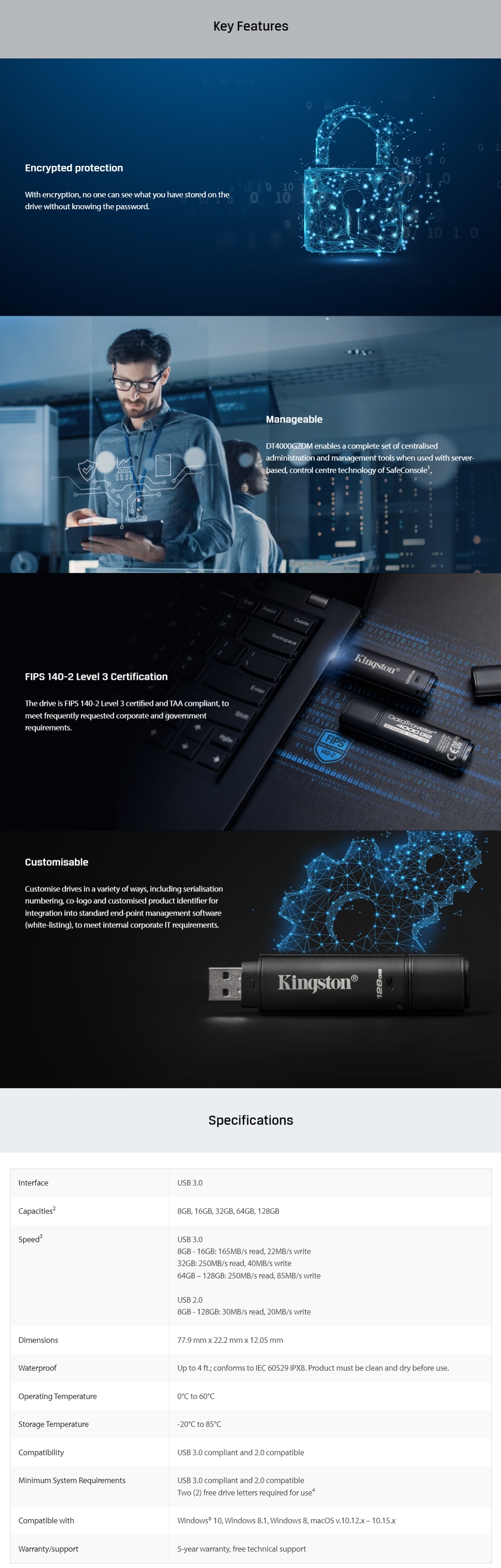 DT4000G2DM/128GB